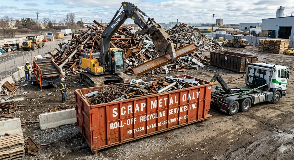 Containerservice für Schrott